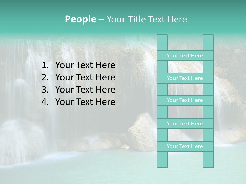 Kanchanaburi Rock Down PowerPoint Template