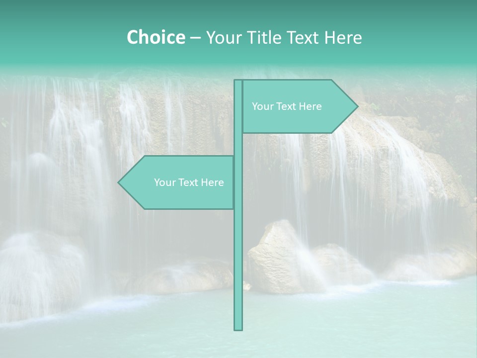 Kanchanaburi Rock Down PowerPoint Template