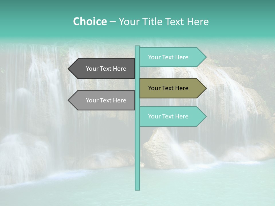 Kanchanaburi Rock Down PowerPoint Template
