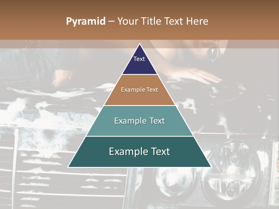 Car Mountain Bright PowerPoint Template