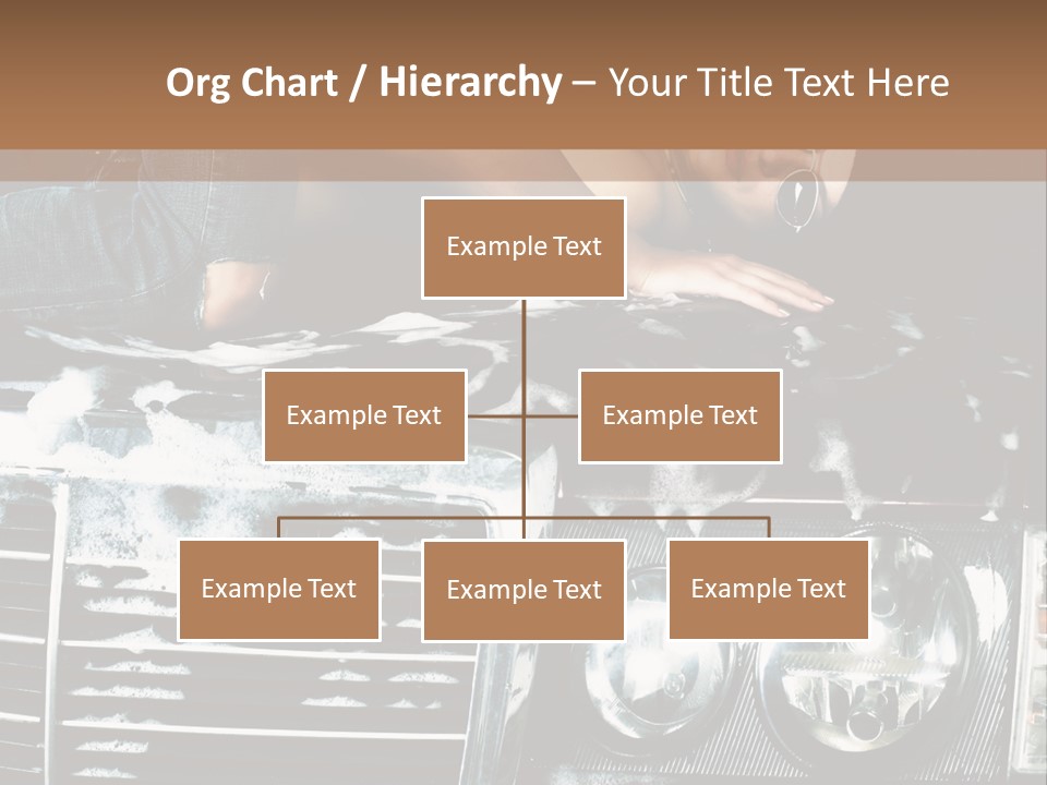 Car Mountain Bright PowerPoint Template