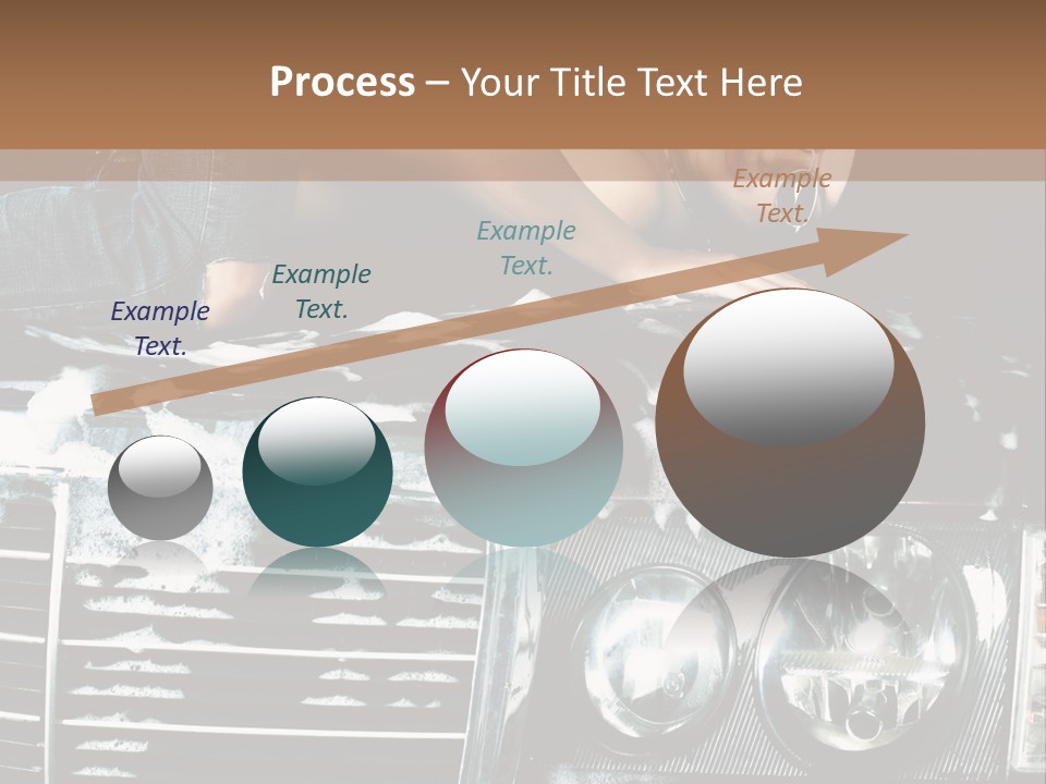 Car Mountain Bright PowerPoint Template