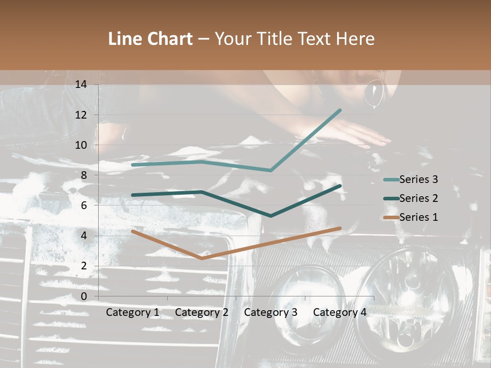 Car Mountain Bright PowerPoint Template