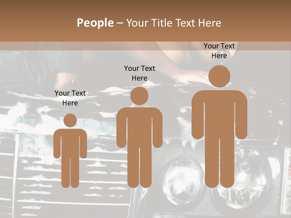 Car Mountain Bright PowerPoint Template