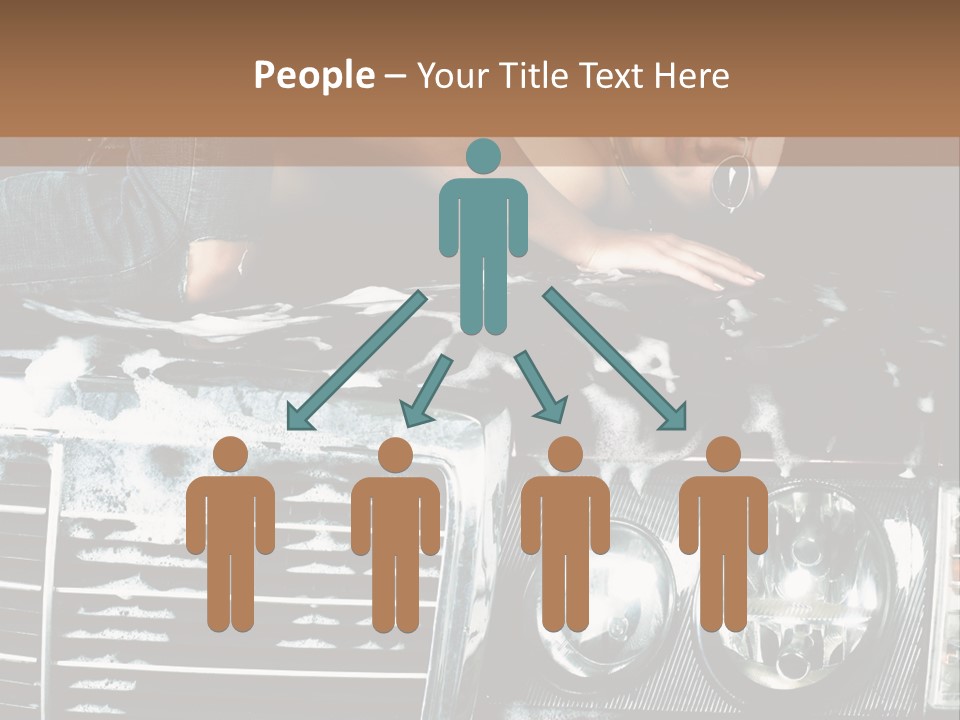 Car Mountain Bright PowerPoint Template