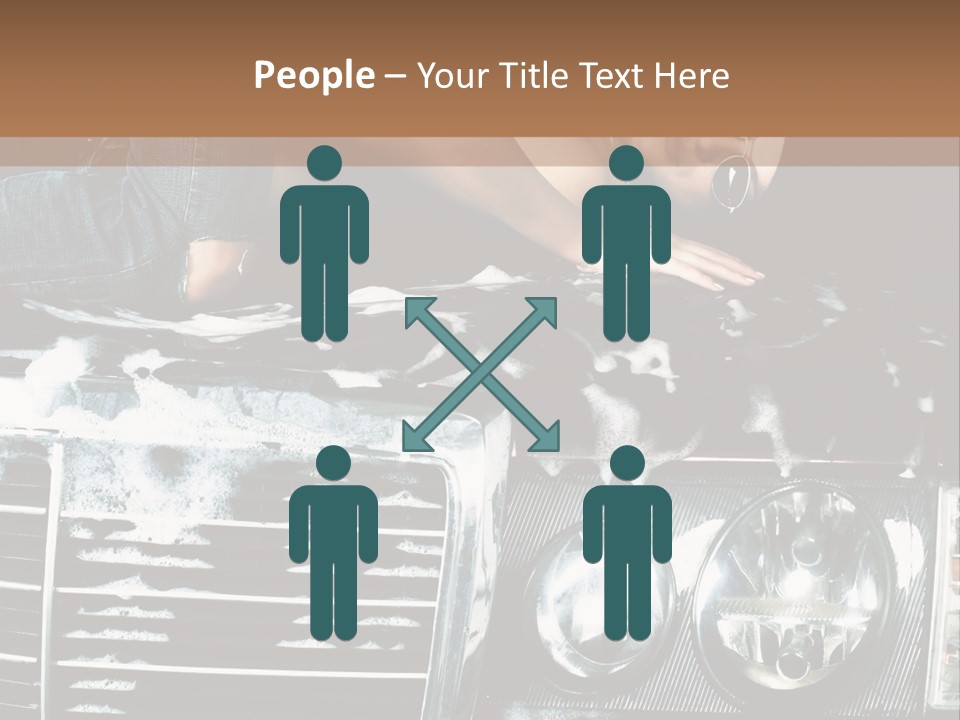 Car Mountain Bright PowerPoint Template