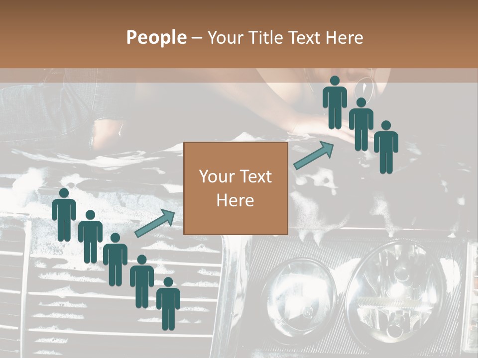 Car Mountain Bright PowerPoint Template