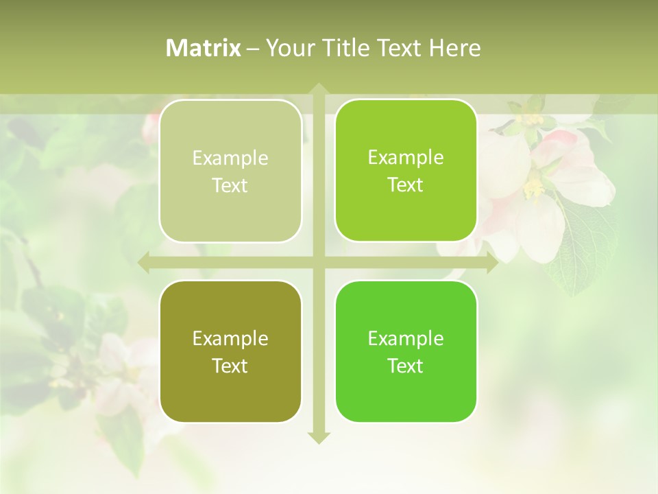 Closeup Bloom Gardening PowerPoint Template
