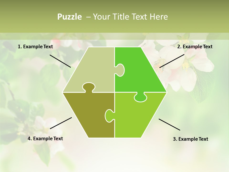 Closeup Bloom Gardening PowerPoint Template