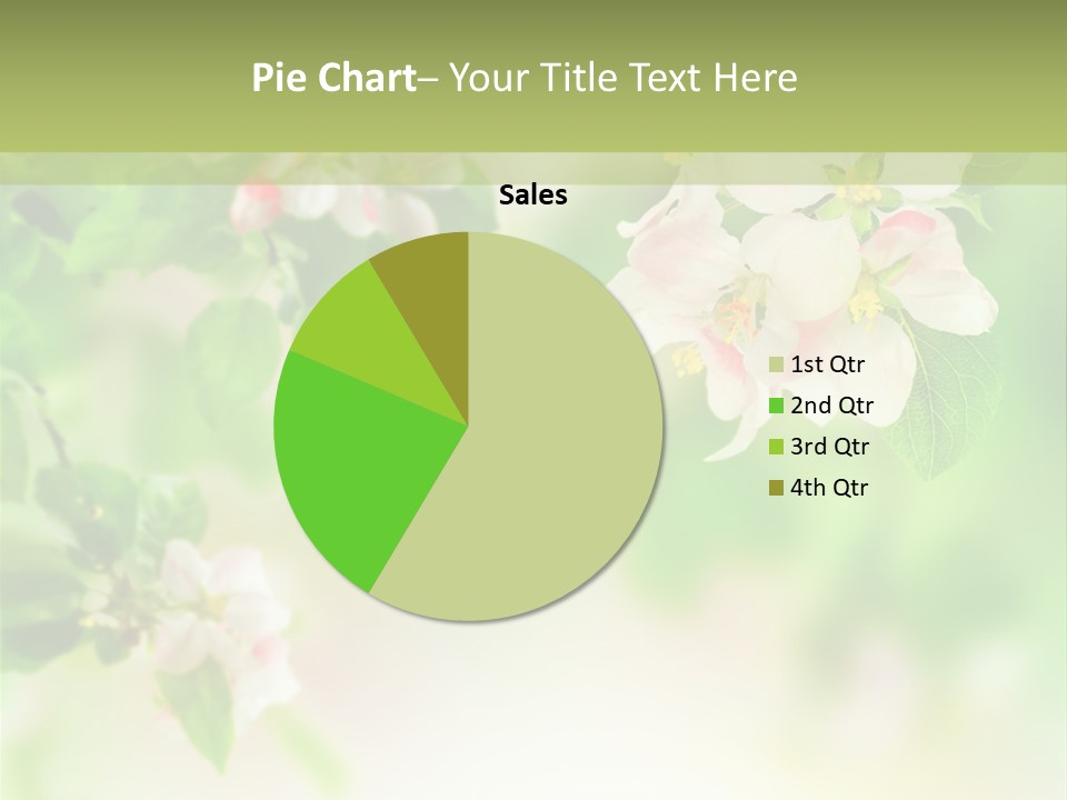 Closeup Bloom Gardening PowerPoint Template
