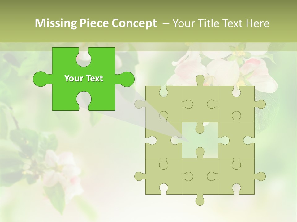 Closeup Bloom Gardening PowerPoint Template