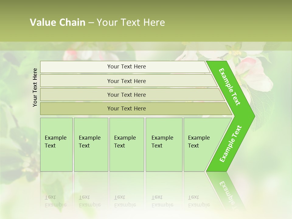 Closeup Bloom Gardening PowerPoint Template