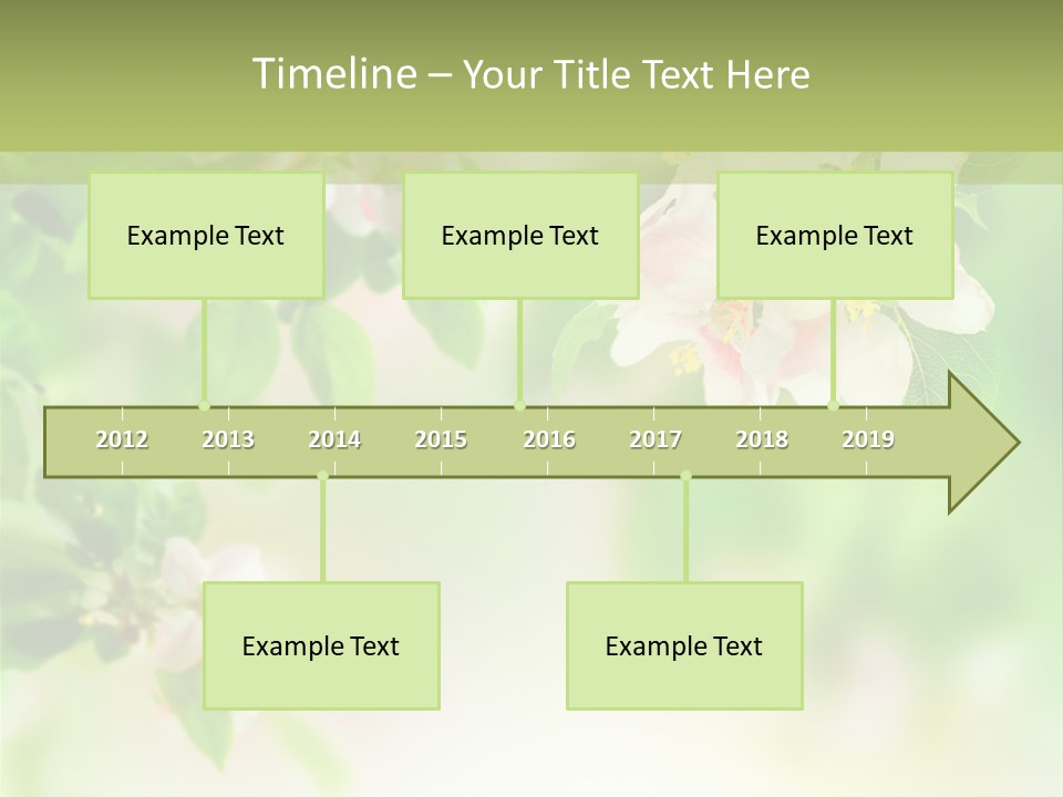 Closeup Bloom Gardening PowerPoint Template