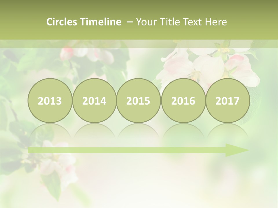 Closeup Bloom Gardening PowerPoint Template