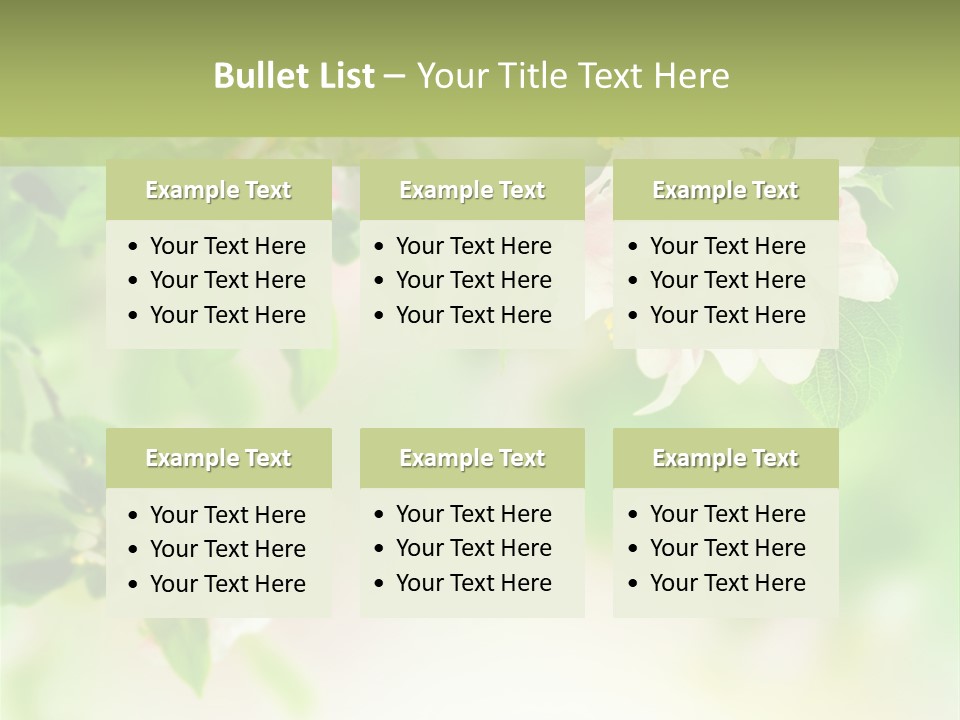 Closeup Bloom Gardening PowerPoint Template