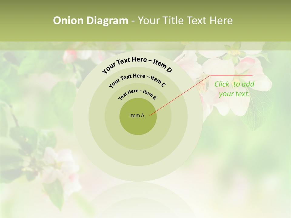 Closeup Bloom Gardening PowerPoint Template
