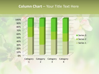 Closeup Bloom Gardening PowerPoint Template