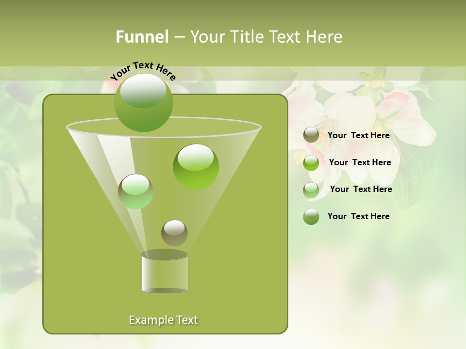 Closeup Bloom Gardening PowerPoint Template