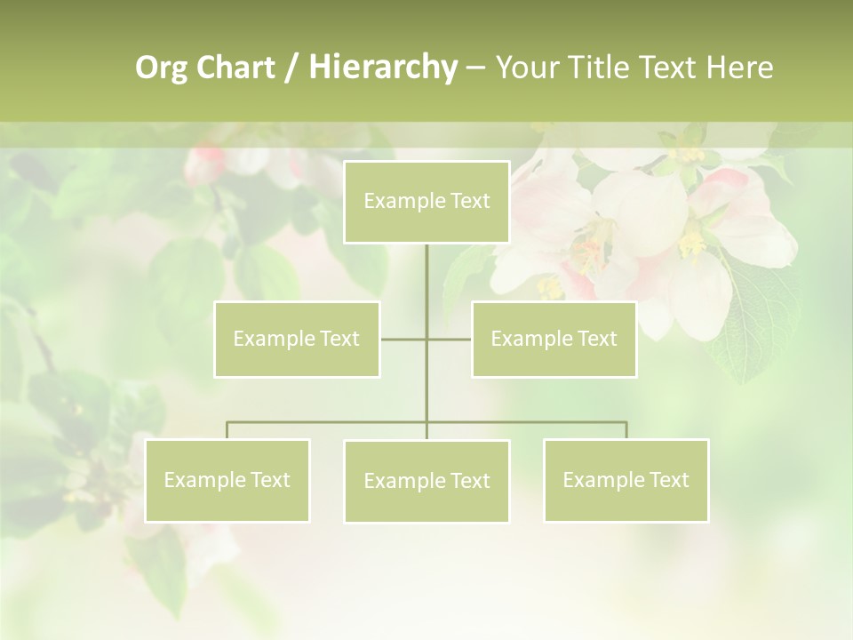 Closeup Bloom Gardening PowerPoint Template