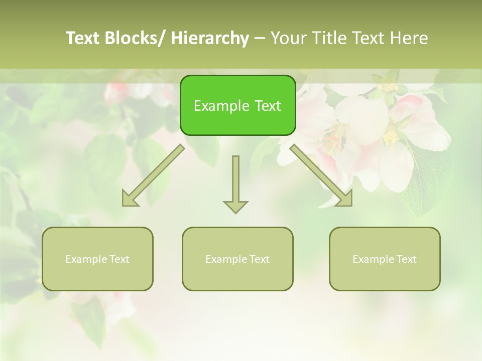 Closeup Bloom Gardening PowerPoint Template
