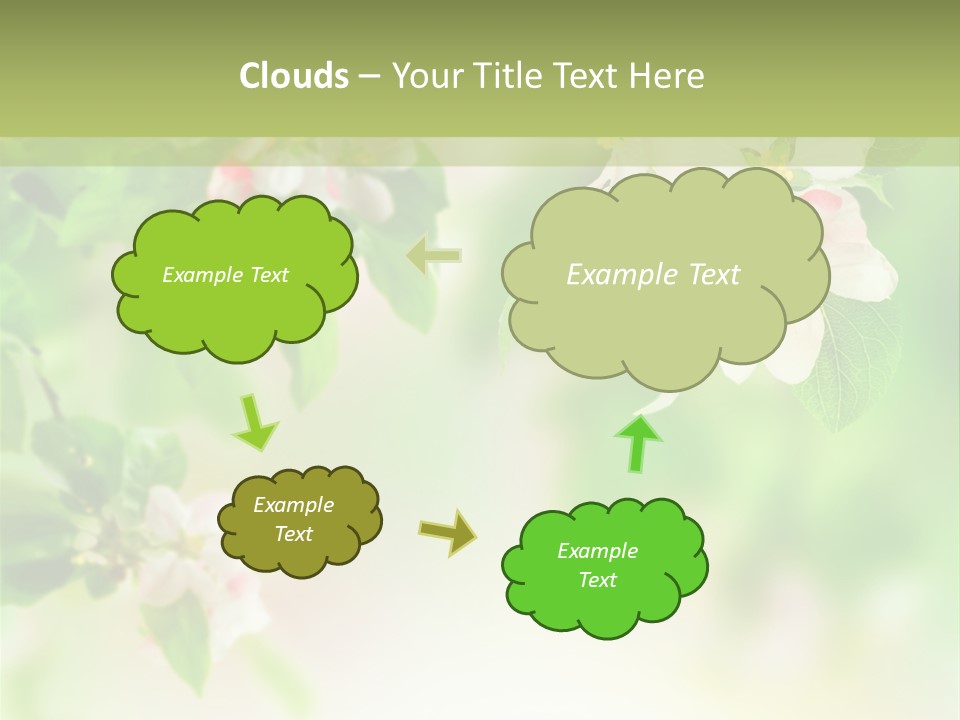 Closeup Bloom Gardening PowerPoint Template