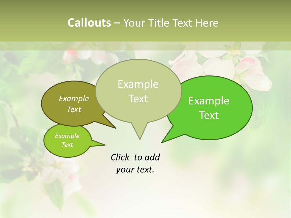 Closeup Bloom Gardening PowerPoint Template