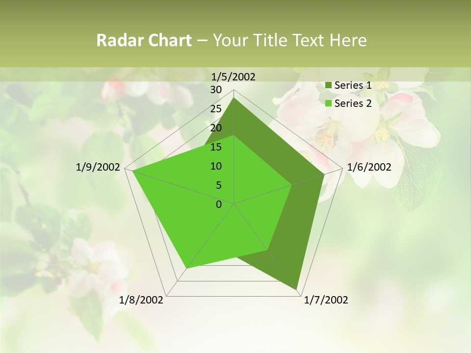 Closeup Bloom Gardening PowerPoint Template