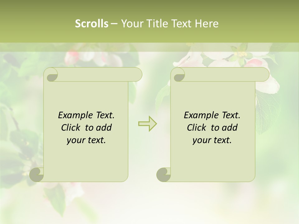 Closeup Bloom Gardening PowerPoint Template