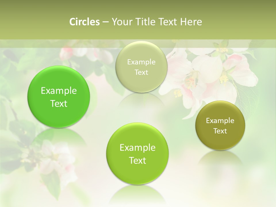 Closeup Bloom Gardening PowerPoint Template