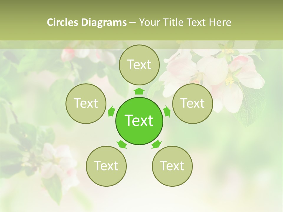 Closeup Bloom Gardening PowerPoint Template