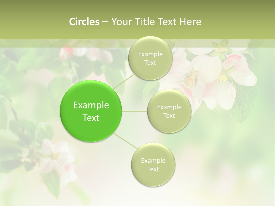 Closeup Bloom Gardening PowerPoint Template