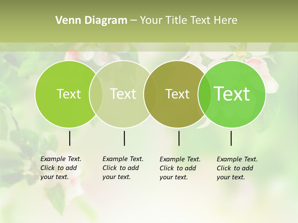 Closeup Bloom Gardening PowerPoint Template