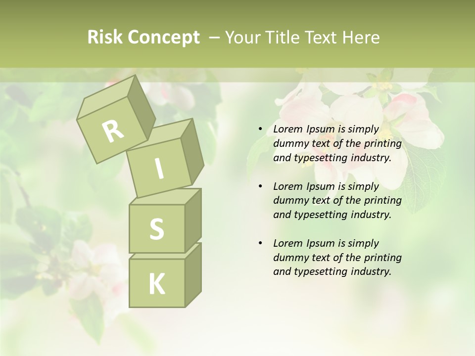 Closeup Bloom Gardening PowerPoint Template