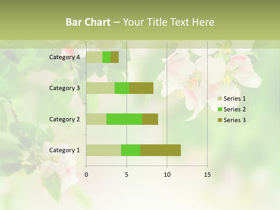 Closeup Bloom Gardening PowerPoint Template