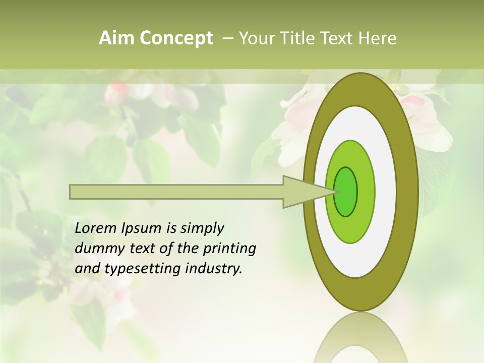 Closeup Bloom Gardening PowerPoint Template