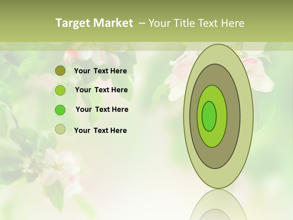 Closeup Bloom Gardening PowerPoint Template