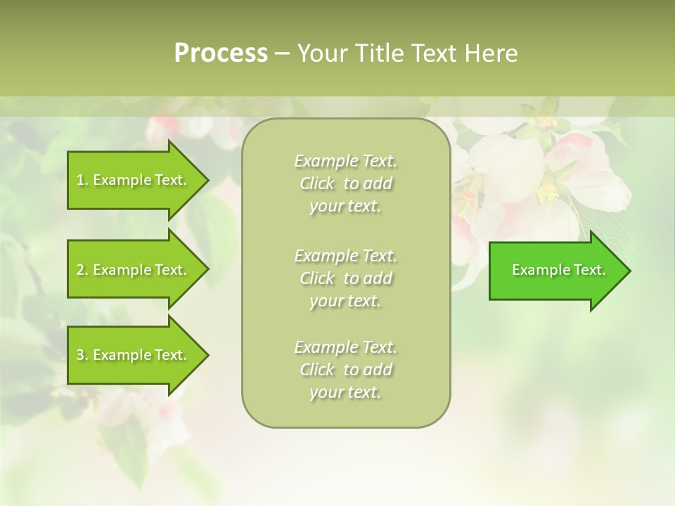 Closeup Bloom Gardening PowerPoint Template