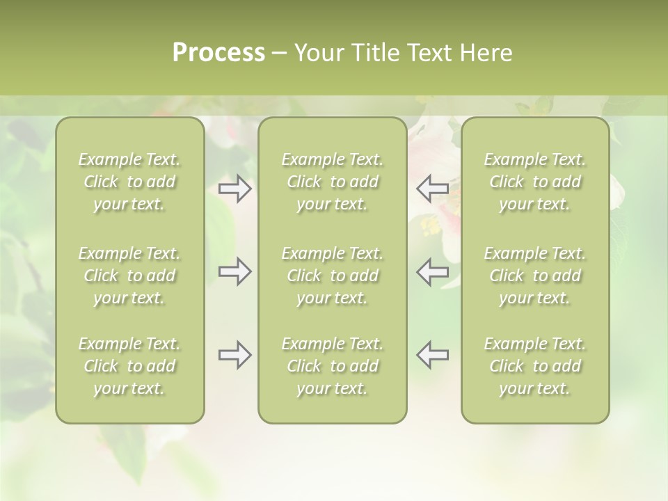 Closeup Bloom Gardening PowerPoint Template