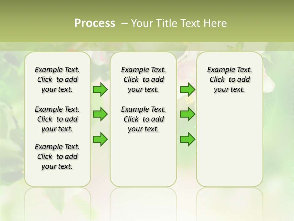 Closeup Bloom Gardening PowerPoint Template