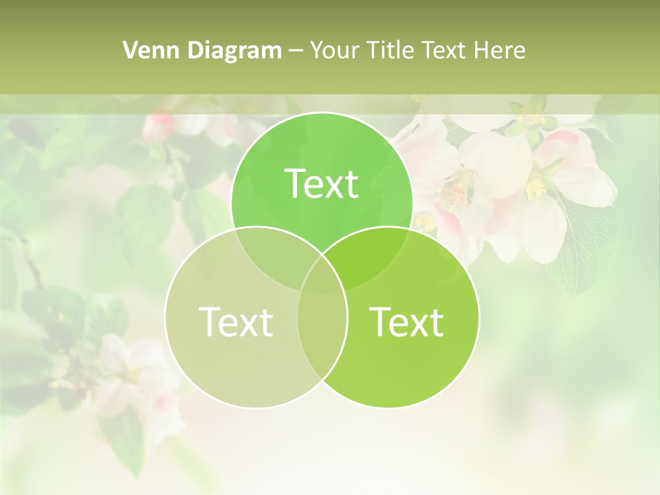 Closeup Bloom Gardening PowerPoint Template