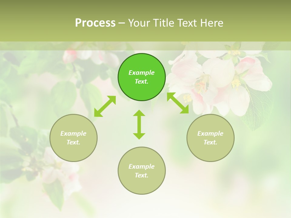 Closeup Bloom Gardening PowerPoint Template