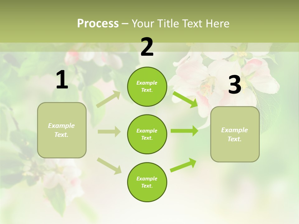 Closeup Bloom Gardening PowerPoint Template