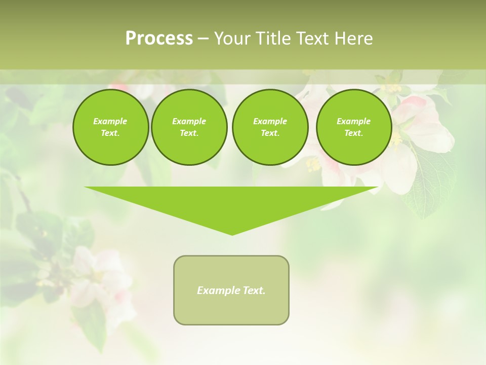 Closeup Bloom Gardening PowerPoint Template
