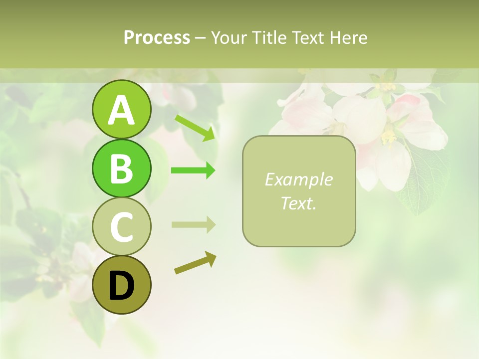 Closeup Bloom Gardening PowerPoint Template