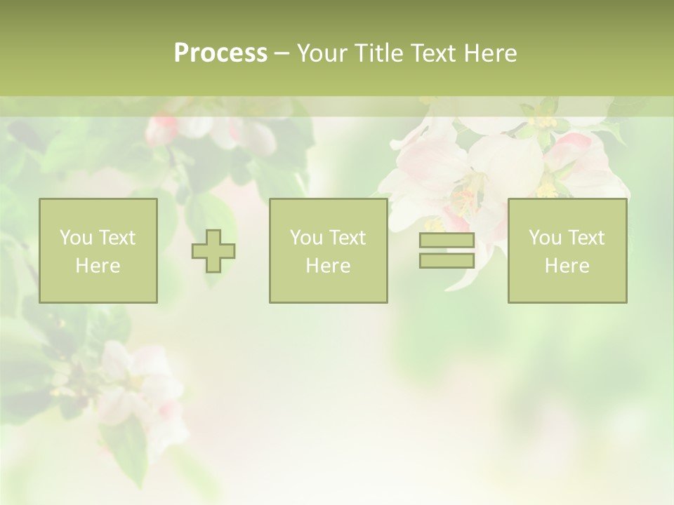 Closeup Bloom Gardening PowerPoint Template