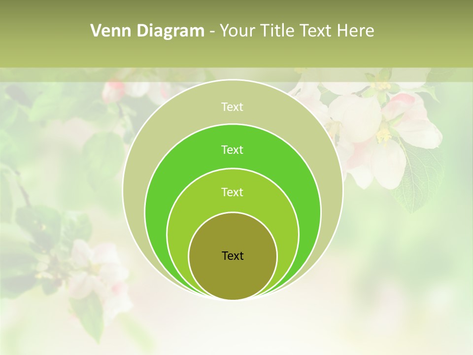 Closeup Bloom Gardening PowerPoint Template