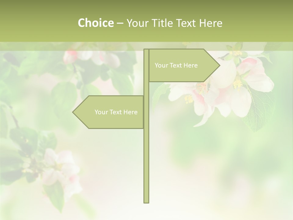 Closeup Bloom Gardening PowerPoint Template