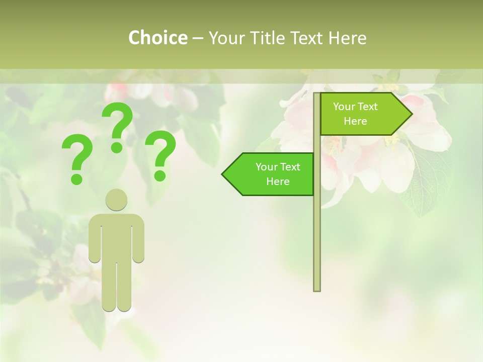Closeup Bloom Gardening PowerPoint Template