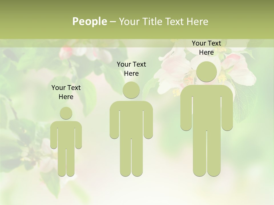 Closeup Bloom Gardening PowerPoint Template