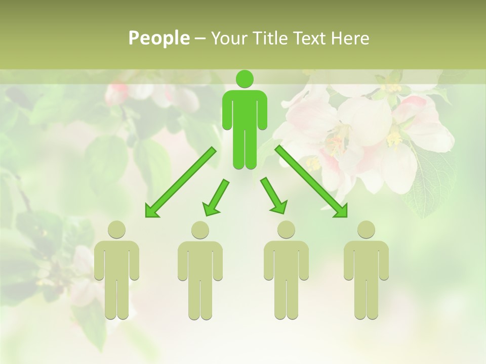 Closeup Bloom Gardening PowerPoint Template